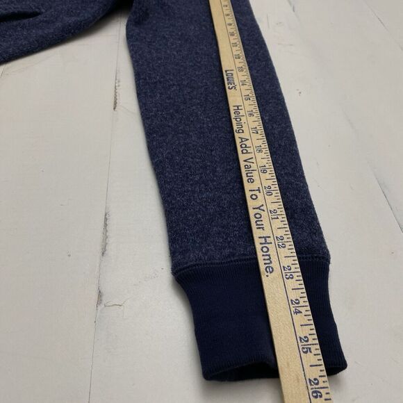 J. Crew The Sporting Life Men's Medium Heather Blue Quarter Zip Fleece Pullover - Picture 10 of 10